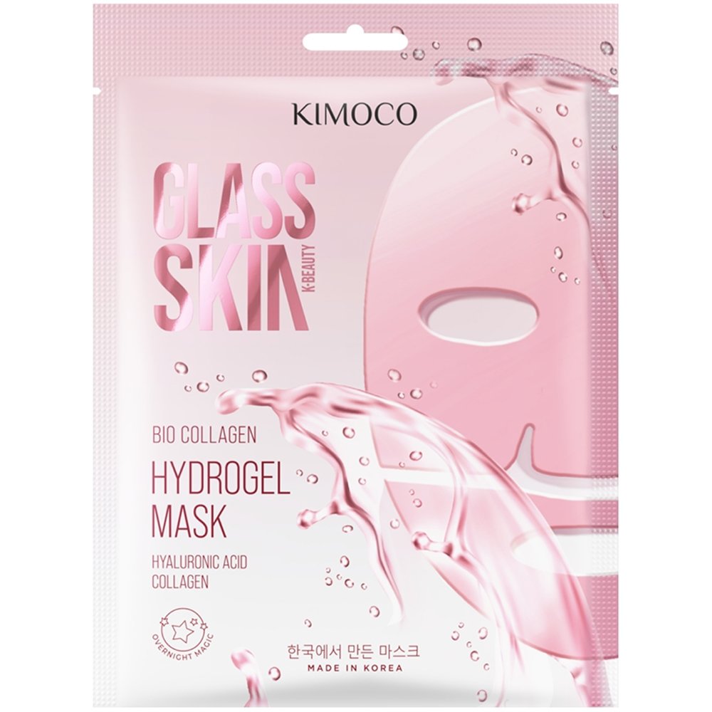 Kimoco Glass Skin Brightening & Moisturizing Bio Collagen Hydrogel Face Mask Μάσκα Προσώπου με Υαλουρονικό Οξύ & Κολλαγόνο Βαθιάς Ενυδάτωσης & Λάμψης 32g