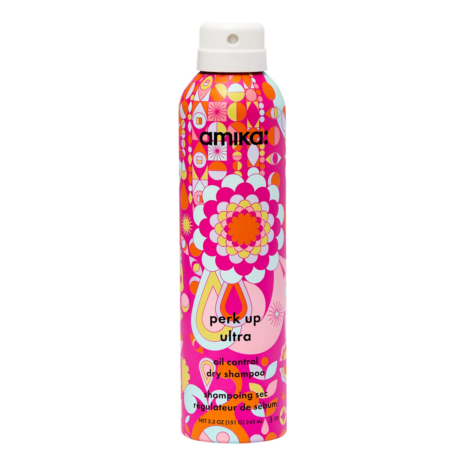 Amika - Perk Up Ultra - Ξηρό σαμπουάν που ρυθμίζει το σμήγμα | 245 ml