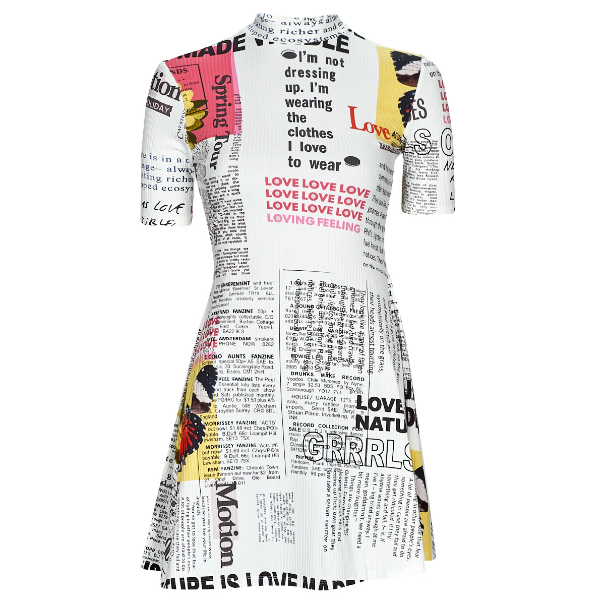 Κοντά Φορέματα Desigual VEST_NEWSPAPER