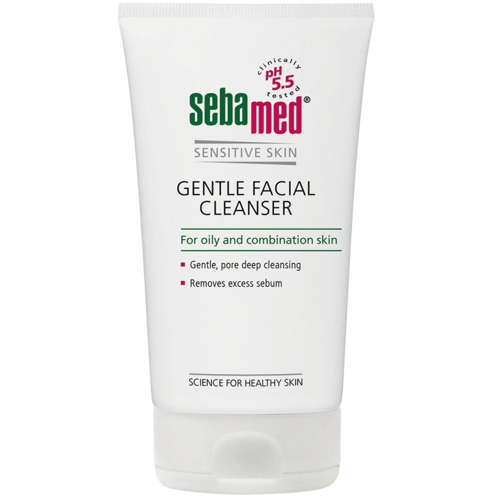 Sebamed Gentle Facial Cleanser Gel Απαλό Gel Καθαρισμού Προσώπου για Λιπαρή & Μικτή Επιδερμίδα 150ml