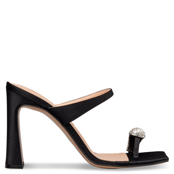 SLIM BLOCK HEEL MULES