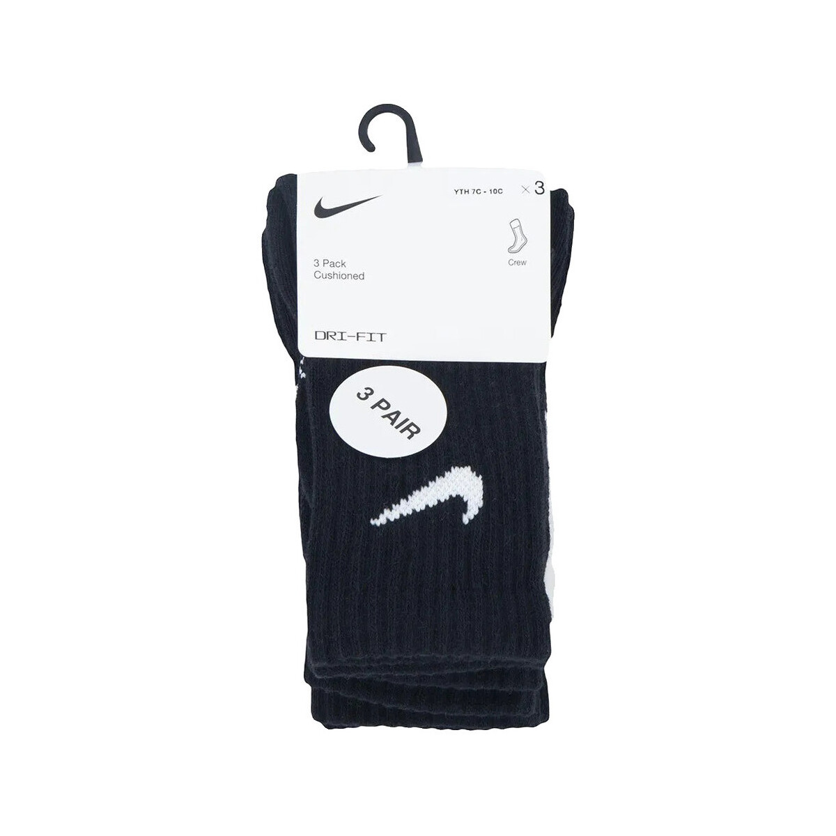 Αθλητικές κάλτσες Nike Chaussettes performance basic crew noir