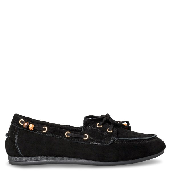 SUEDE BOAT LOAFERS