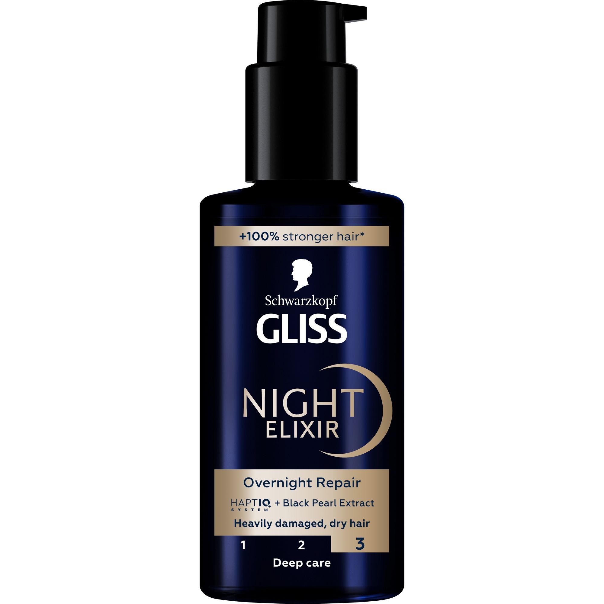 Schwarzkopf Gliss Hair Mask Night Elixir Overnight Repair Επανορθωτική Μάσκα Νυκτός για Πολύ Ταλαιπωρημένα Μαλλιά, Χωρίς Ξέβγαλμα 100ml
