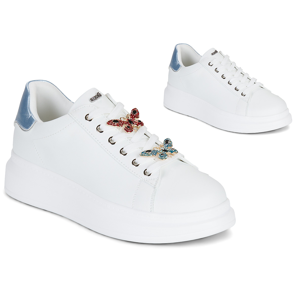 Xαμηλά Sneakers Exé Shoes 66-61EX11-PU-WHITE-BLUE