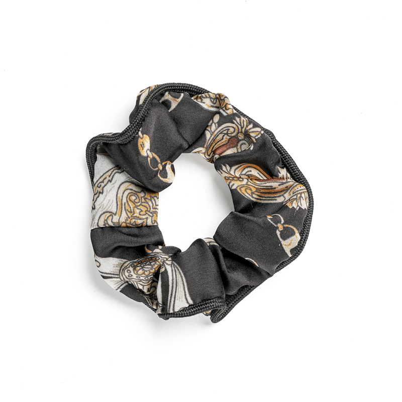 Σατέν Baroque Print Scrunchie