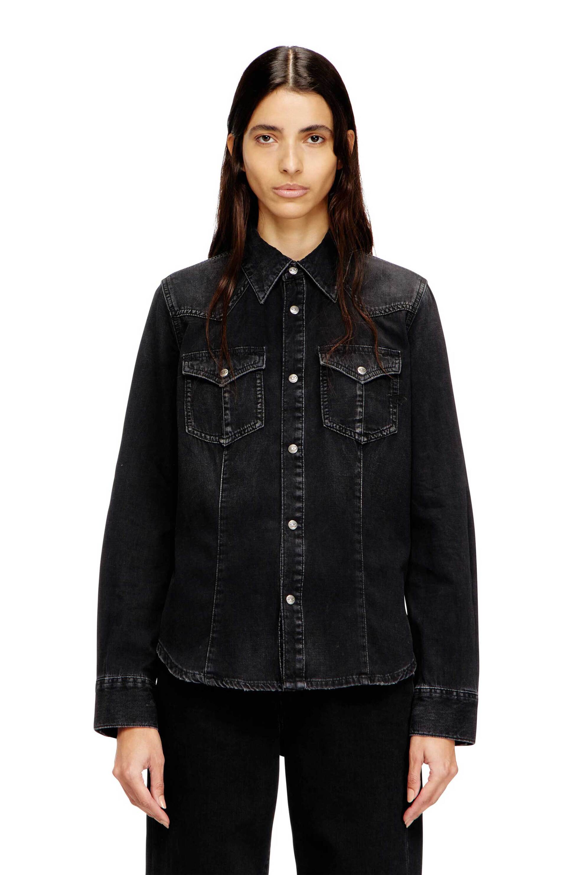 Diesel γυναικείο denim πουκάμισο Regular Fit