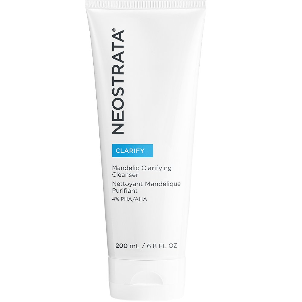 Neostrata Clarify Mandelic Clarifying Facial Gel Cleanser 4% PHA Gel Καθαρισμού Προσώπου Κατάλληλο για Λιπαρό ή με Τάση Ακμής Δέρμα 200ml