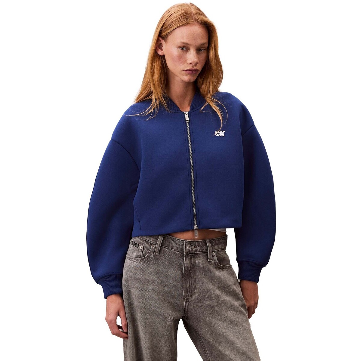 Μπουφάν Calvin Klein Jeans A- Oversized Scuba Z