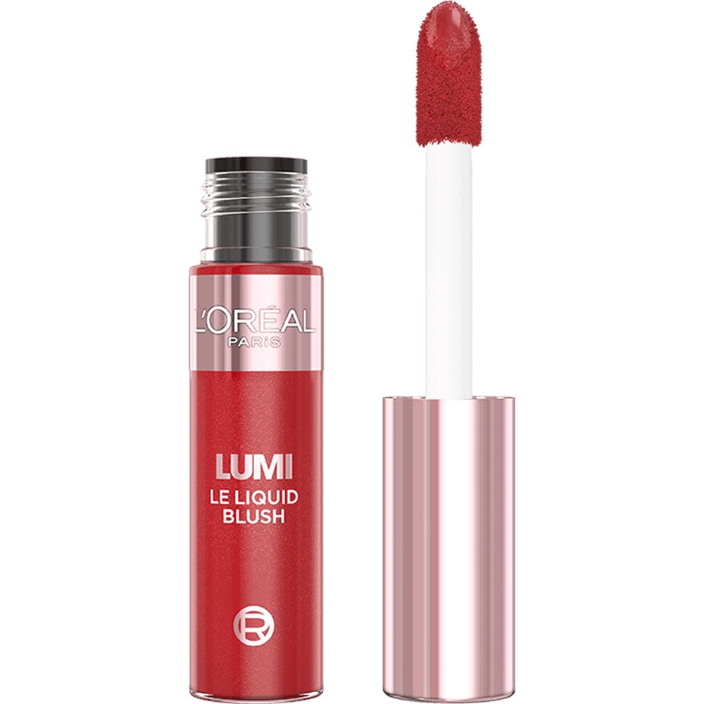L'Oreal Paris Lumi Le Liquid Blush Υγρό Ρουζ με Λαμπερό Χρώμα Κατάλληλο για Ευαίσθητο Δέρμα 11ml