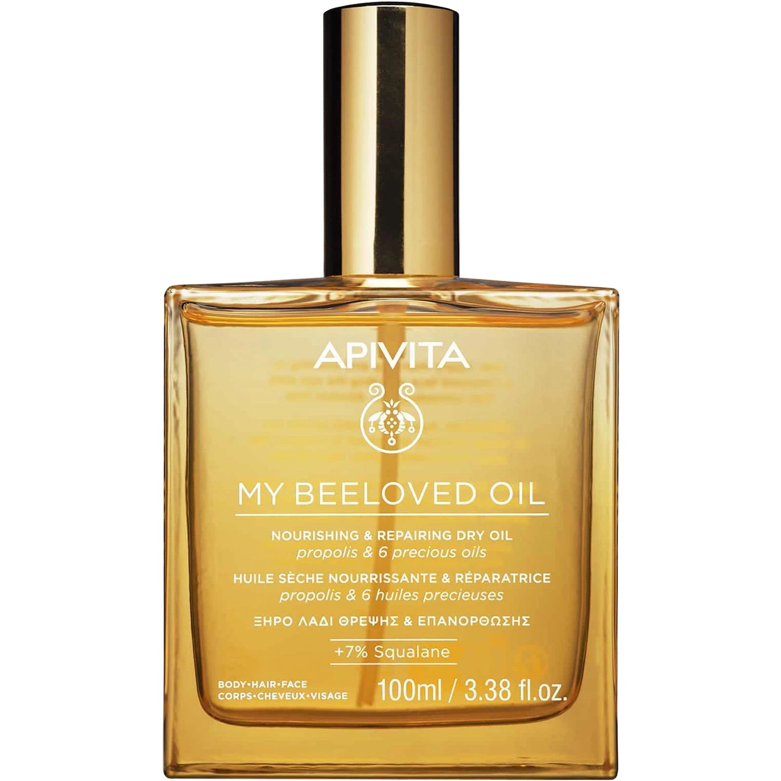 Apivita My Beeloved Oil Nourishing & Repairing Dry Oil Ξηρό Λάδι Θρέψης & Επανόρθωσης με Πρόπολη & 6 Πολύτιμα Έλαια 100ml