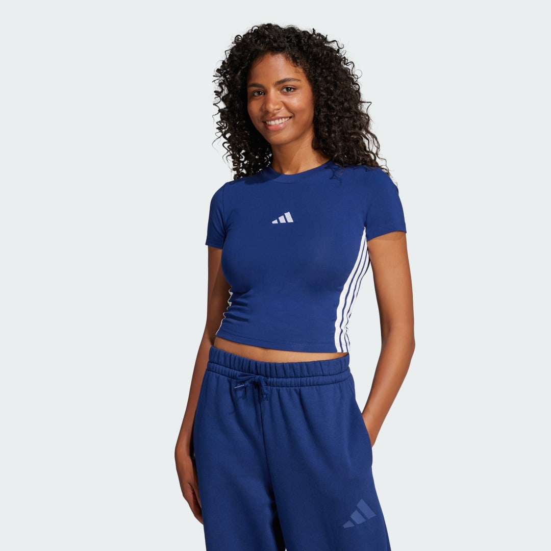 Essentials 3-Stripes Slim Baby Tee
