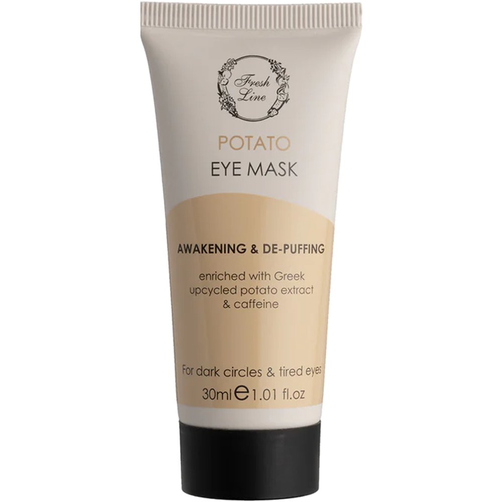 Fresh Line Awakening & De-Puffing Potato Eye Mask Μάσκα Αναζωογόνησης Ματιών με Εκχύλισμα Πατάτας & Καφεΐνης για Φωτεινό & Ξεκούραστο Βλέμμα Κατάλληλη για Όλους τους Τύπους Επιδερμίδας 30ml