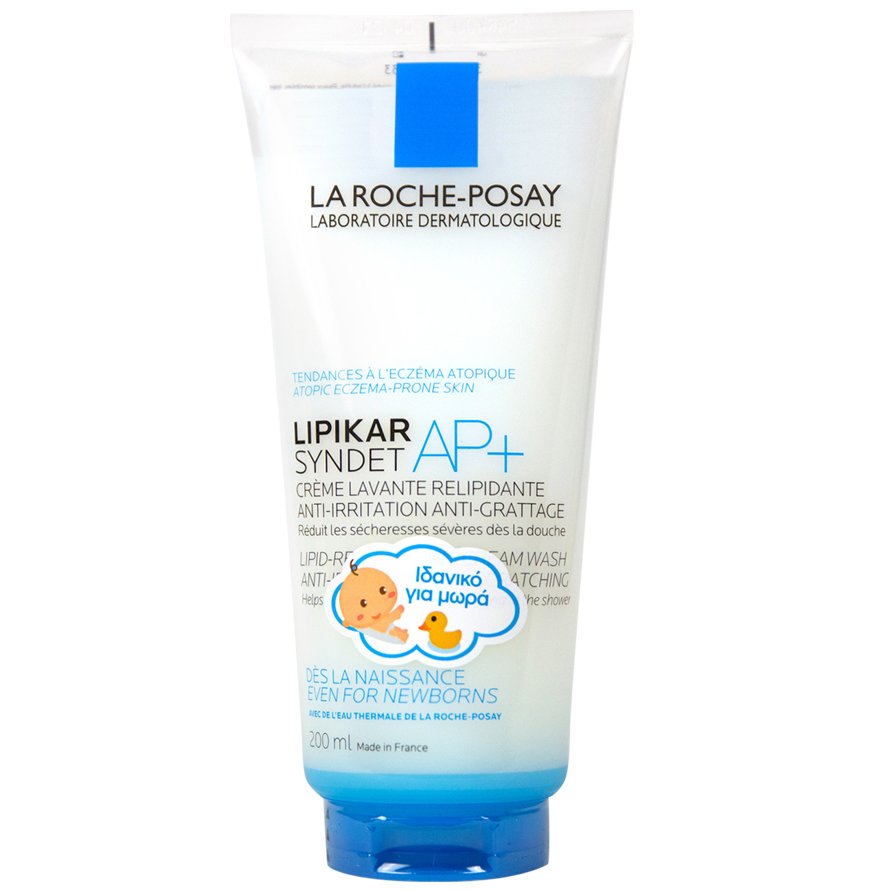 La Roche-Posay Lipikar Syndet AP+ Cream Κρέμα Καθαρισμού για το Πολύ Ξηρό Δέρμα με Τάση Ατοπίας 200ml
