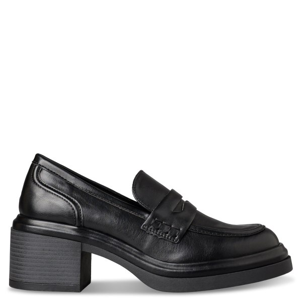 MID-HEELED LOAFERS