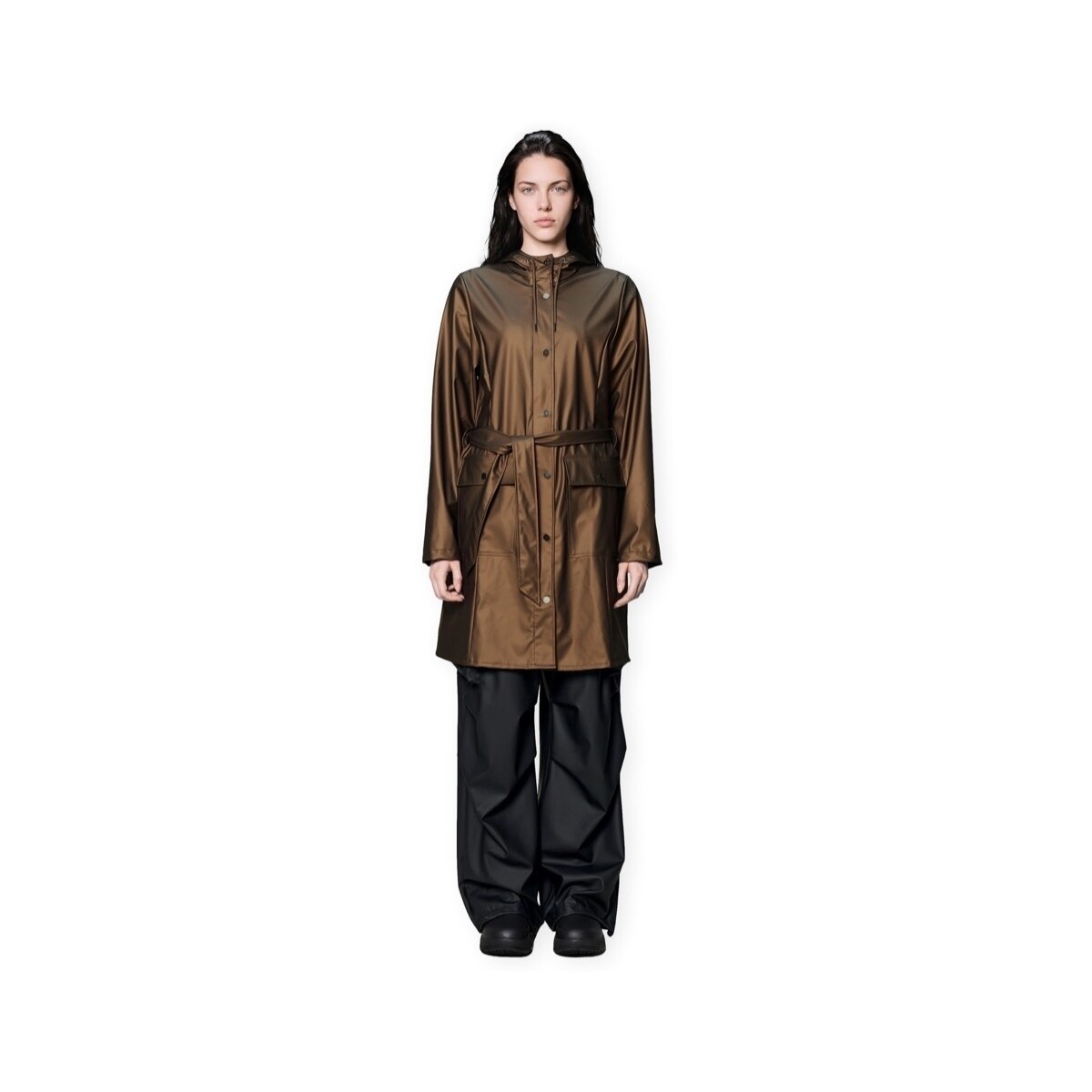 Παλτό Rains Curve Long Jacket W3 - Comet