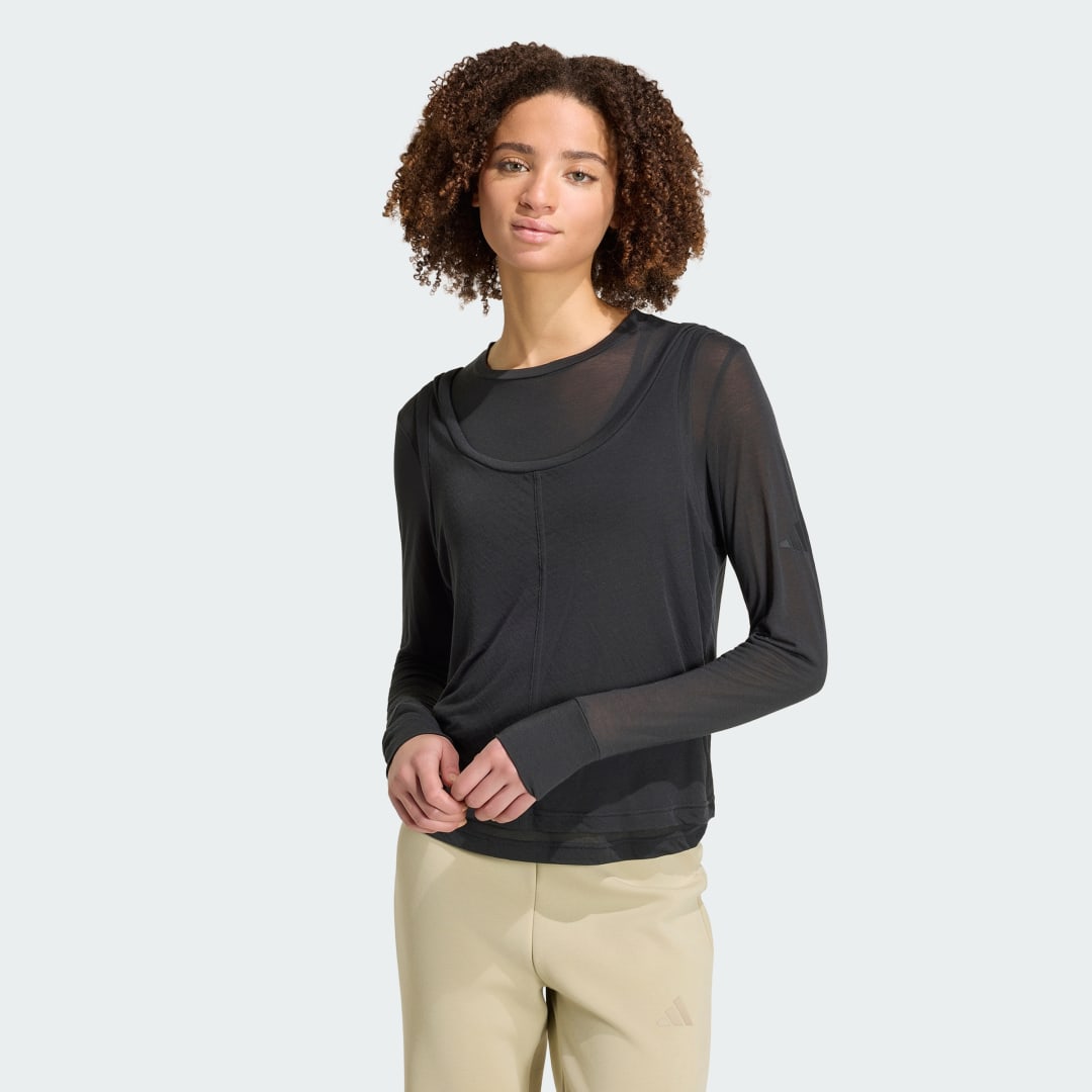 Μακρυμάνικη μπλούζα SOFT LUX SHEER