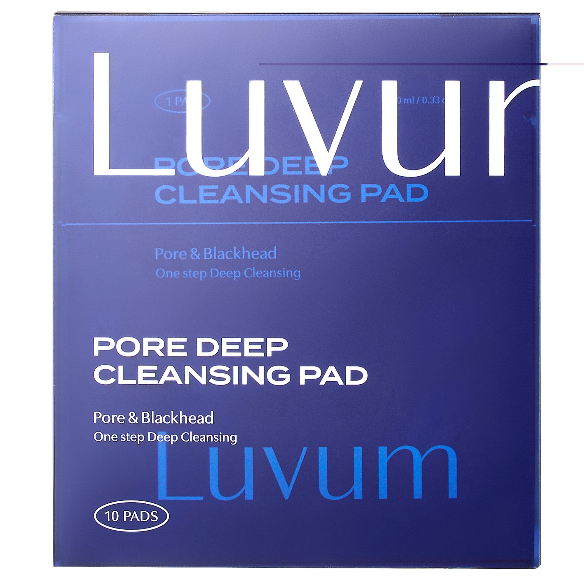Luvum Pore Deep Cleansing Pad Επίθεμα Καθαρισμού Προσώπου Διπλής Όψης 10 Τεμάχια