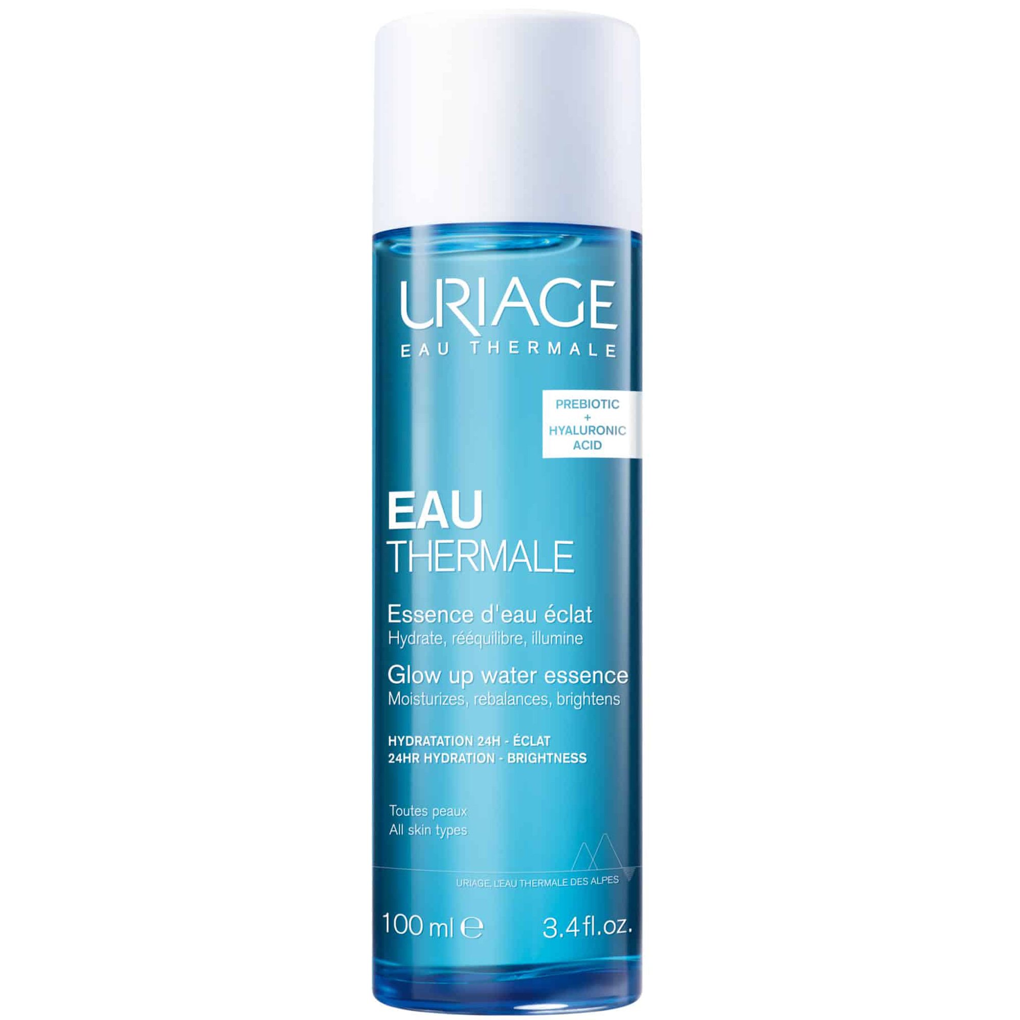 Uriage Eau Thermale Glow Up Water Essence Ενυδατικό Νερό - Τζελ Προσώπου Μεγάλης Διάρκειας 100ml