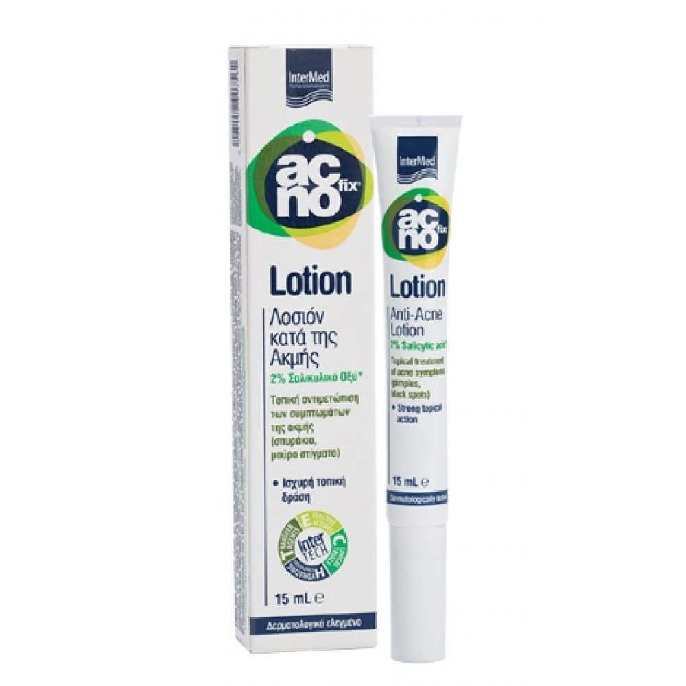 Acnofix Anti Acne Lotion Λοσιόν Τοπικής Αντιμετώπισης των Συμπτωμάτων της Ακμής (Σπυράκια, Μαύρα Στίγματα) 15ml