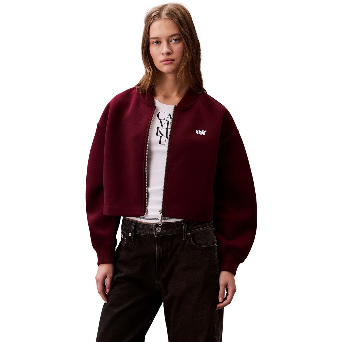 Μπουφάν Calvin Klein Jeans A- Oversized Scuba Z