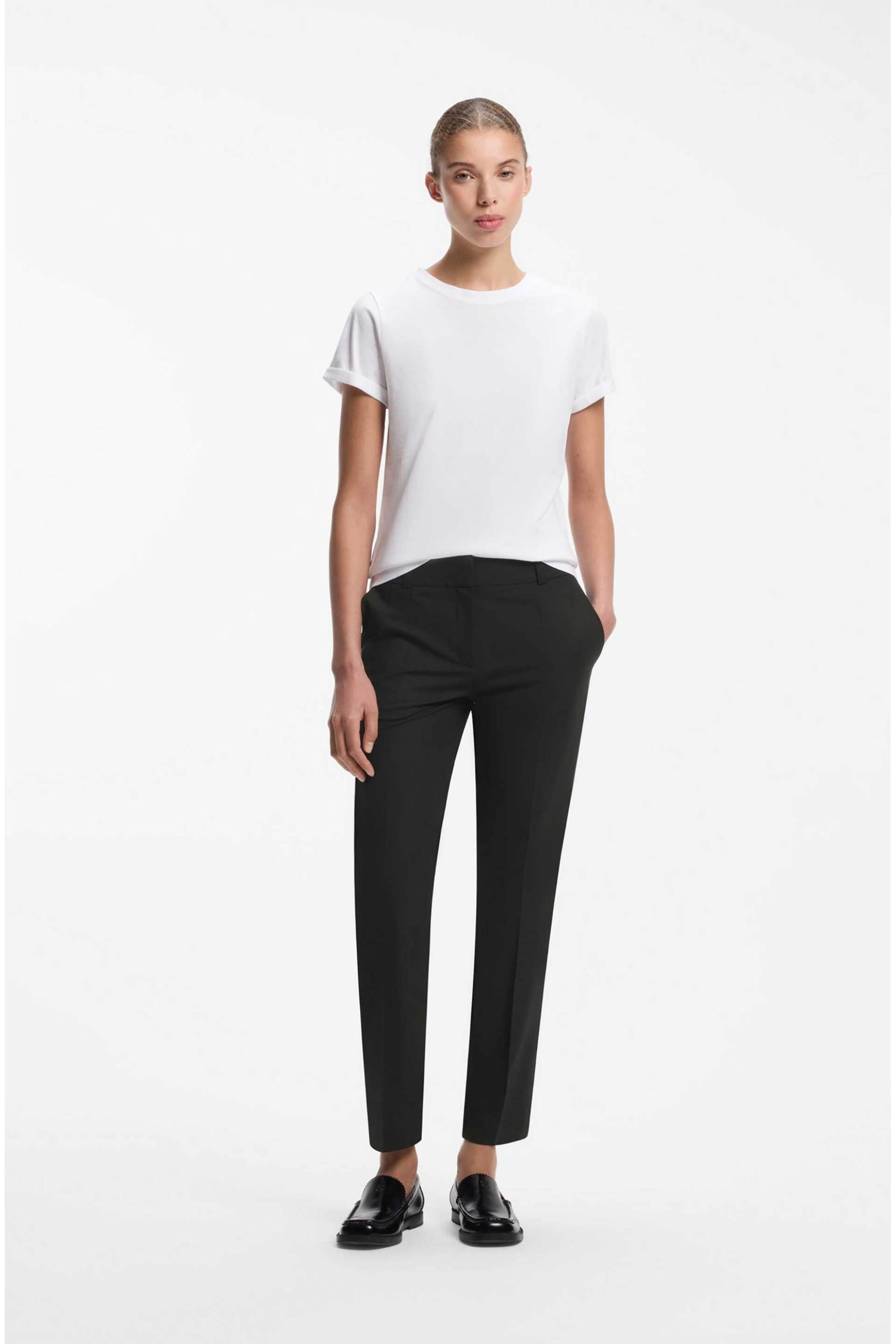 Hugo γυναικείο παντελόνι cropped Slim Fit "Hetana"