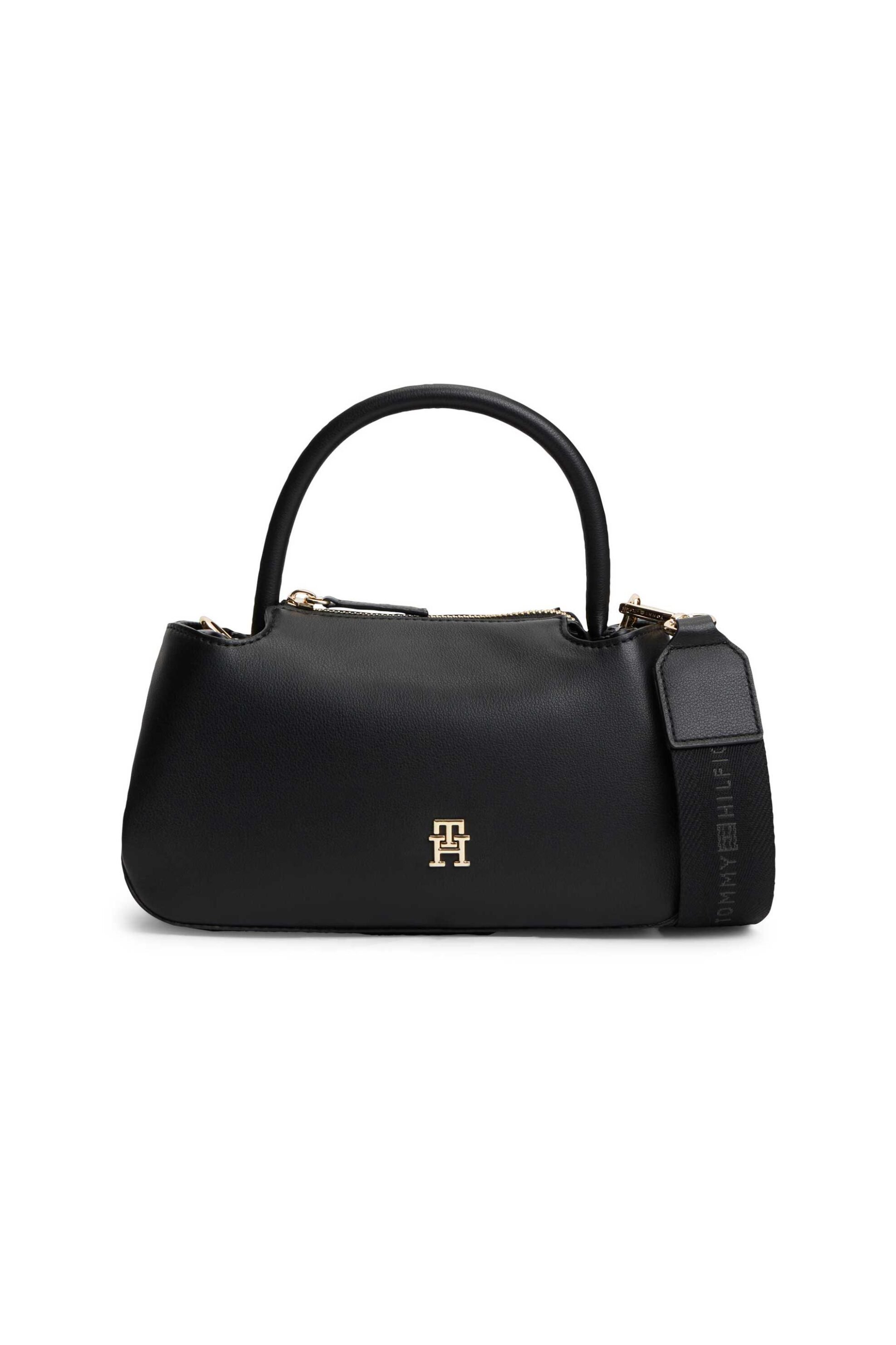 Tommy Hilfiger γυναικεία τσάντα χειρός με μεταλλικό λογότυπο