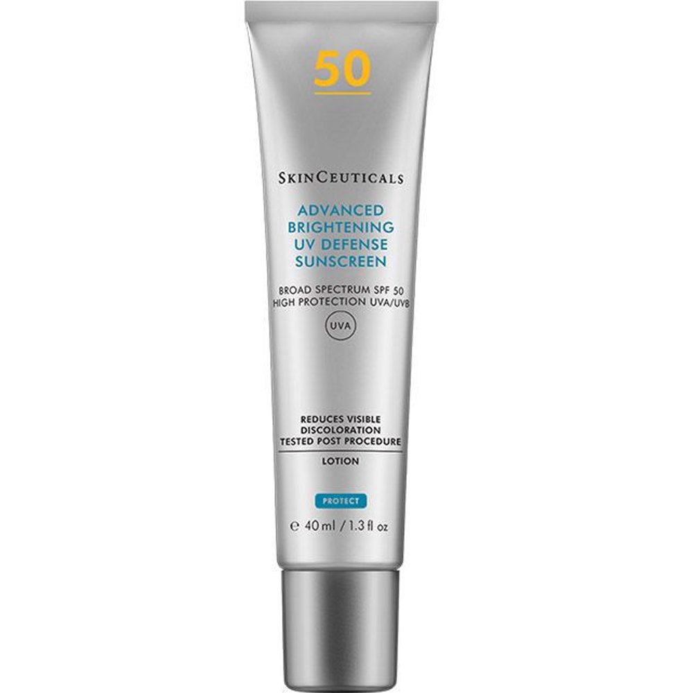 Skinceuticals Advanced Brightening UV Defense Sunscreen Spf50 Αντηλιακό Προσώπου Υψηλής Προστασίας Ενάντια στις Δυσχρωμίες για Ομοιόμορφη Επιδερμίδα & Χρωματικό Τόνο 40ml