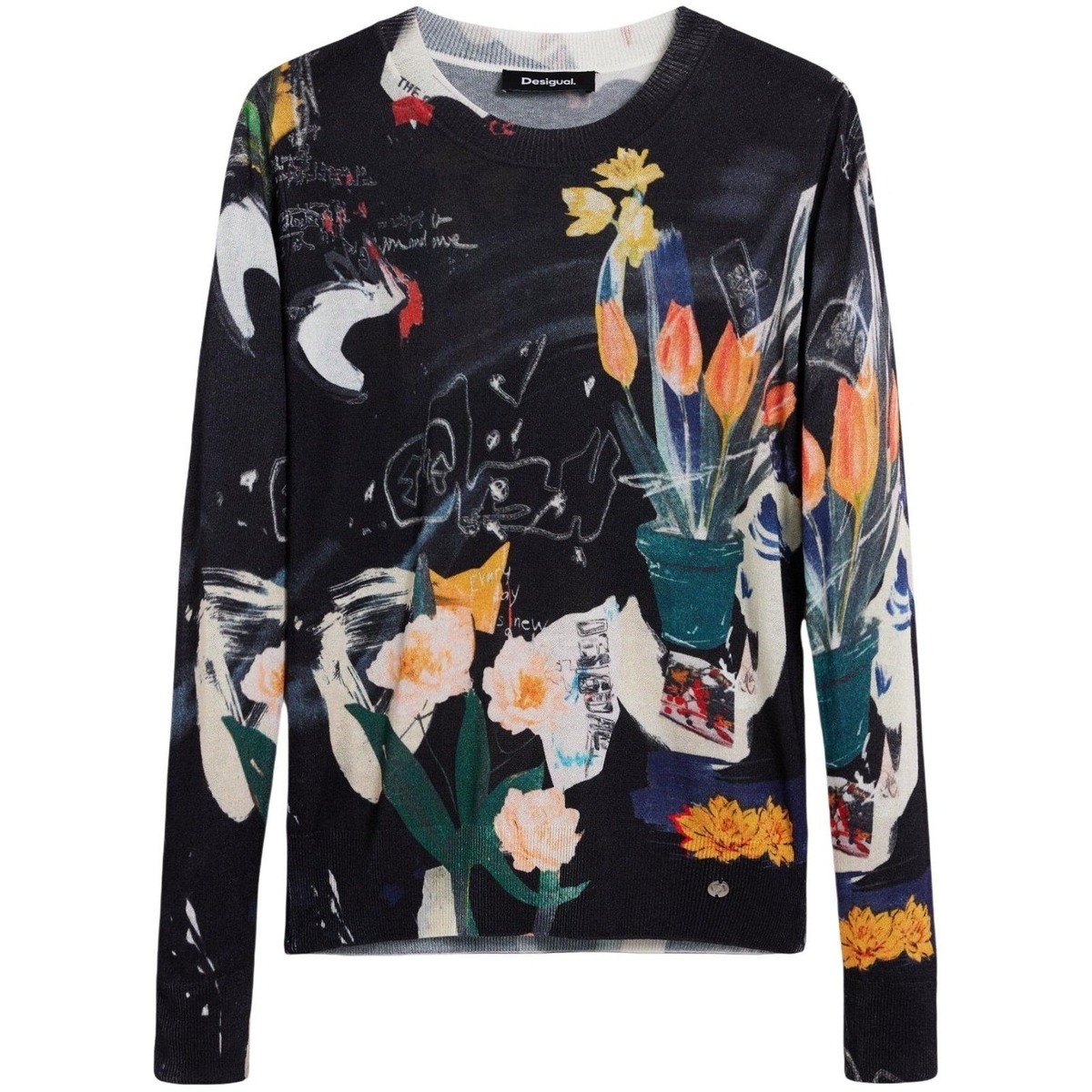 Πουλόβερ Desigual JERS_NANTES_LACROIX 26SWJF35