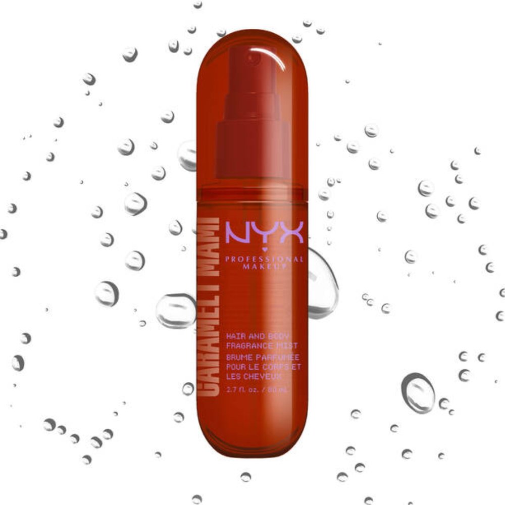 Nyx Professional Makeup Hair & Body Fragrance Mist Ενυδατικό Σπρέι για Μαλλιά & Σώμα με Άρωμα Καραμέλα & Φιστίκι 80ml - Caramelt Mami