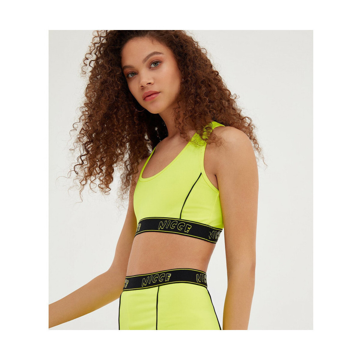 Αμάνικα/T-shirts χωρίς μανίκια Nicce London Carbon racerback bra