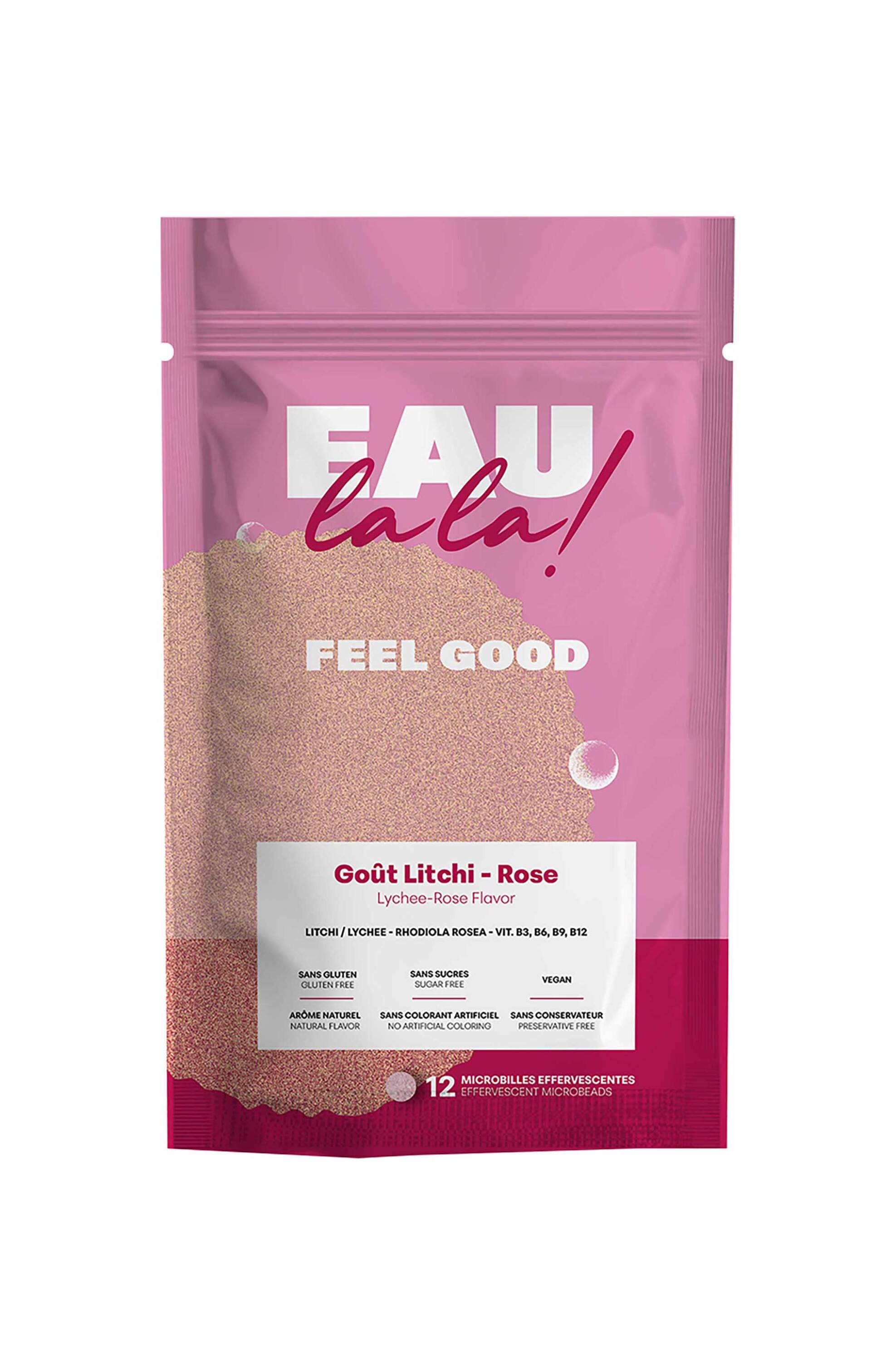 EAU la la! Feel Good - Γεύση Λίτσι & Τριαντάφυλλο - 12 Microbeads