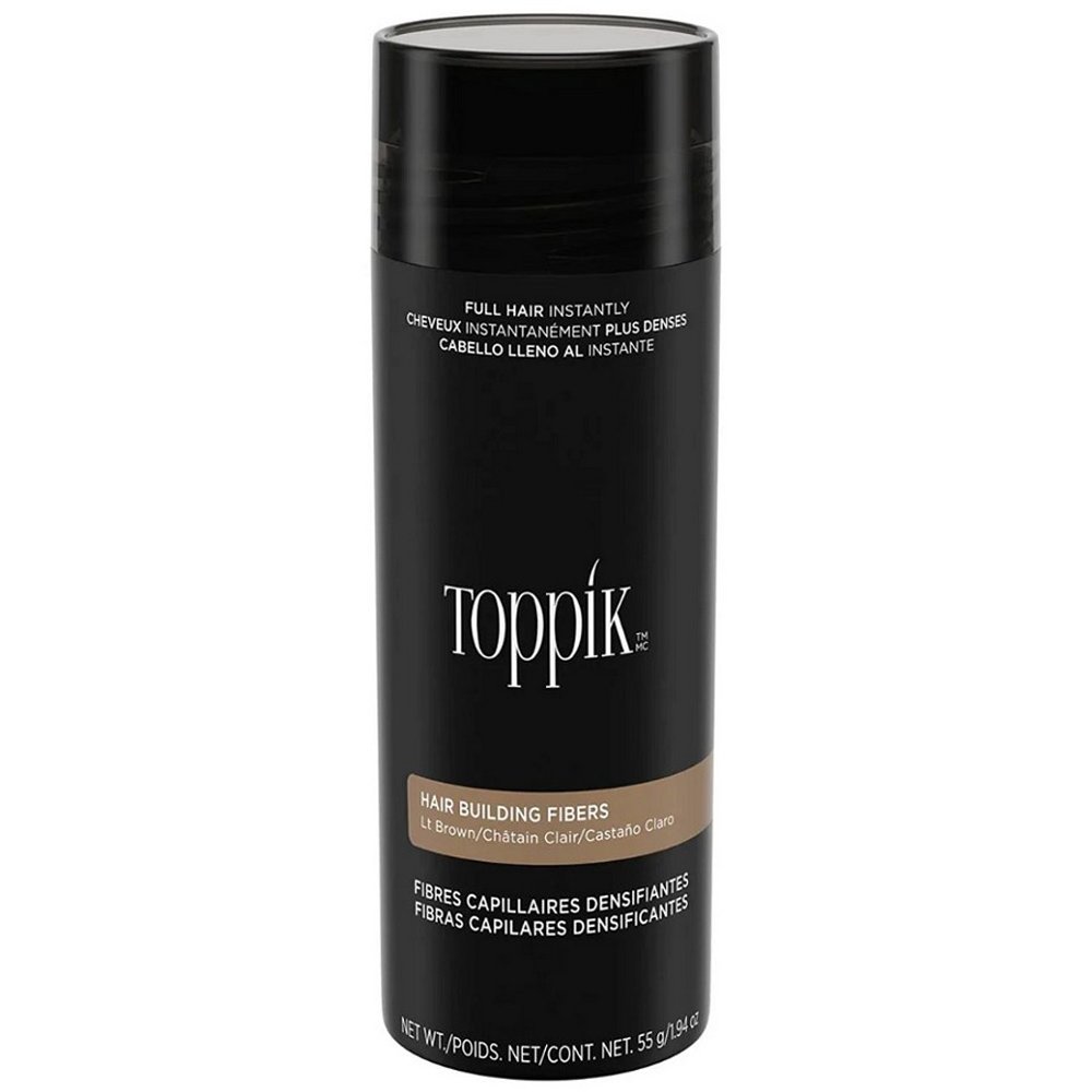 Toppik Hair Building Fibers Ίνες Κάλυψης Αραίωσης Μαλλιών με Κερατίνη 55g - Light Brown
