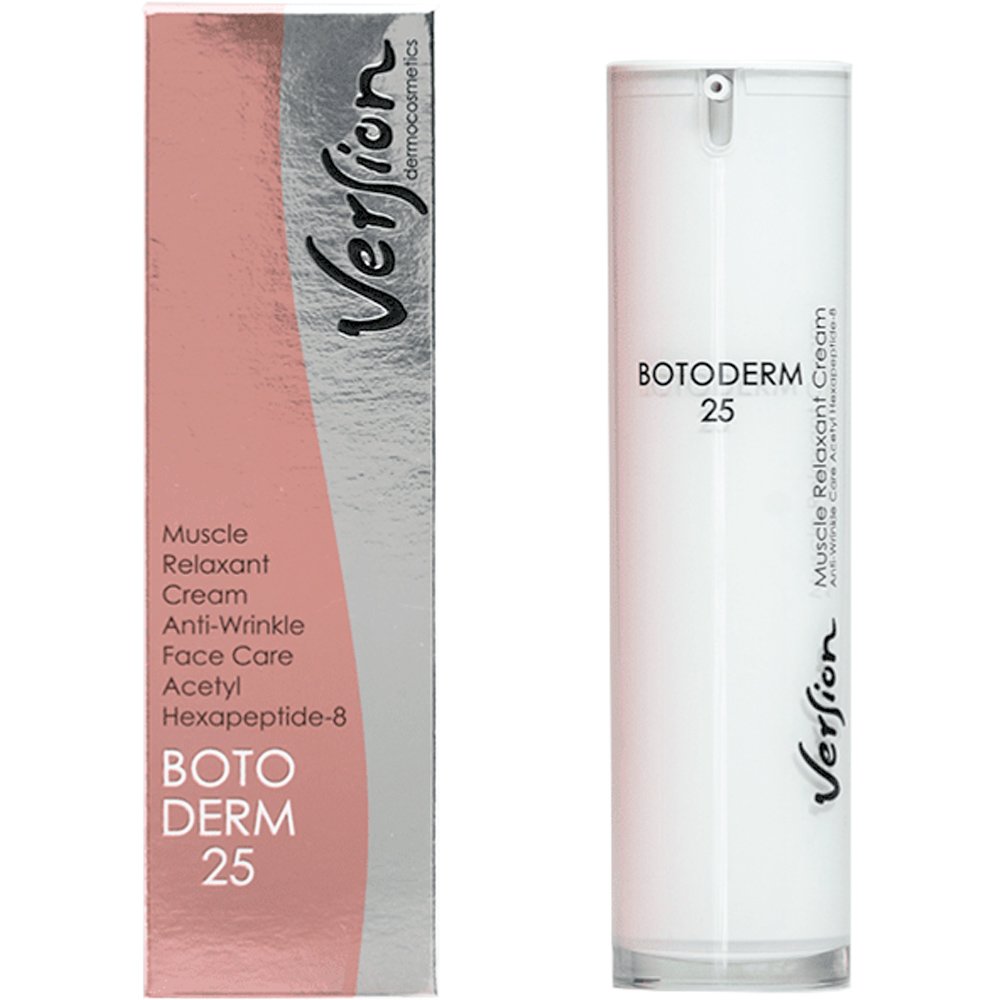 Version Botoderm 25 Muscle Relaxant & Anti-Wrinkle Face Cream Αντιρυτιδική Κρέμα Προσώπου & Λαιμού με Πεπτίδια για Αποτέλεσμα Botox 50ml