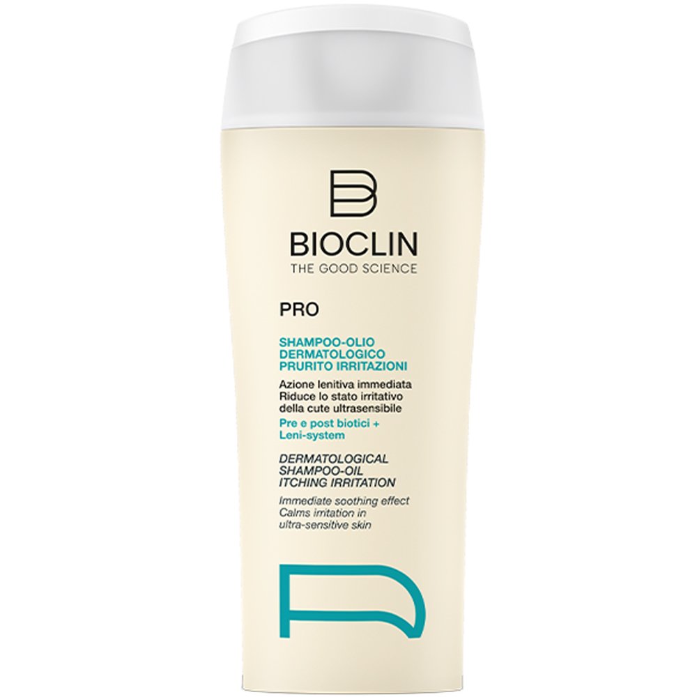 Bioclin Pro Hair Dermatological Itching Irritation Shampoo-Oil Σαμπουάν Καθαρισμού σε Μορφή Ελαίου για Ευαίσθητο Τριχωτό Κεφαλής με Δράση Κατά της Λιπαρότητας, του Κνησμού & των Ερεθισμών 200ml