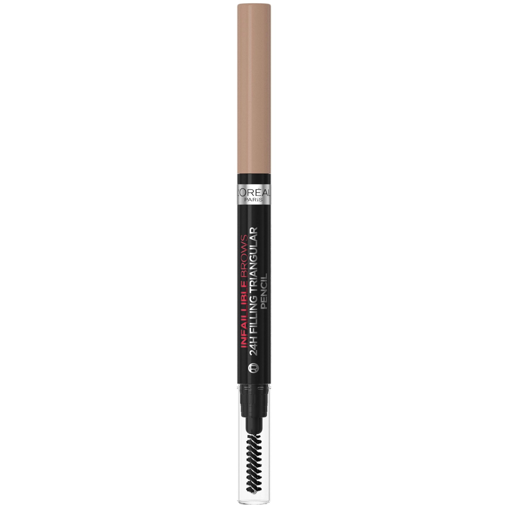L'Oreal Paris Infaillible Brows 24H Filling Triangular Eyebrow Pencil Μολύβι Φρυδιών & Βουρτσάκι για Φυσικό Τελείωμα 1ml - 6.0 Dark Blonde