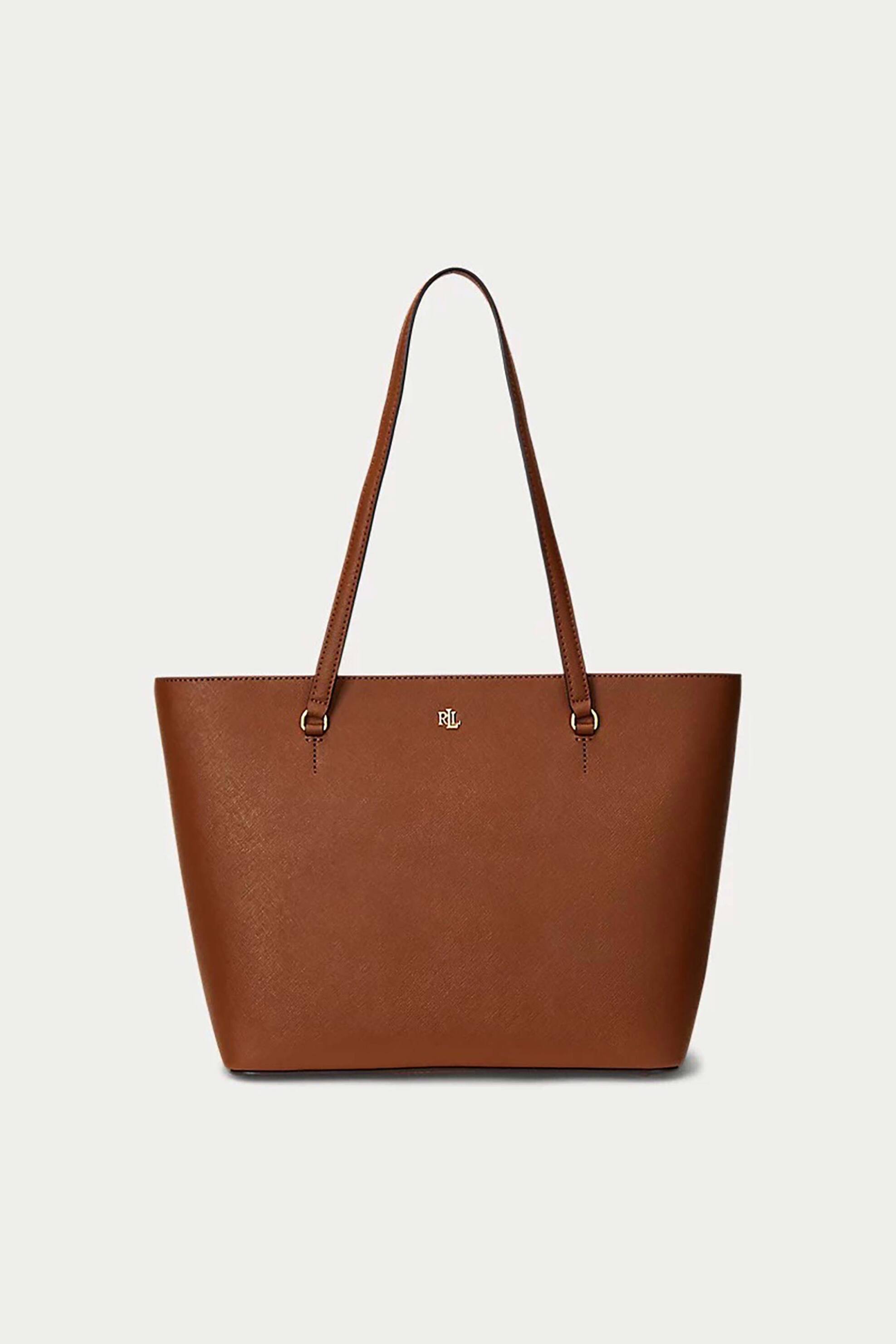 Lauren Ralph Lauren γυναικεία δερμάτινη τσάντα tote "Karly Medium" | ONE
