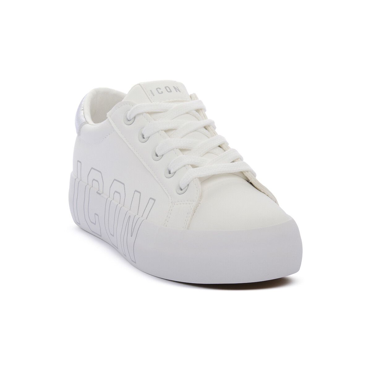 Xαμηλά Sneakers Icon ARGENTO WHITE