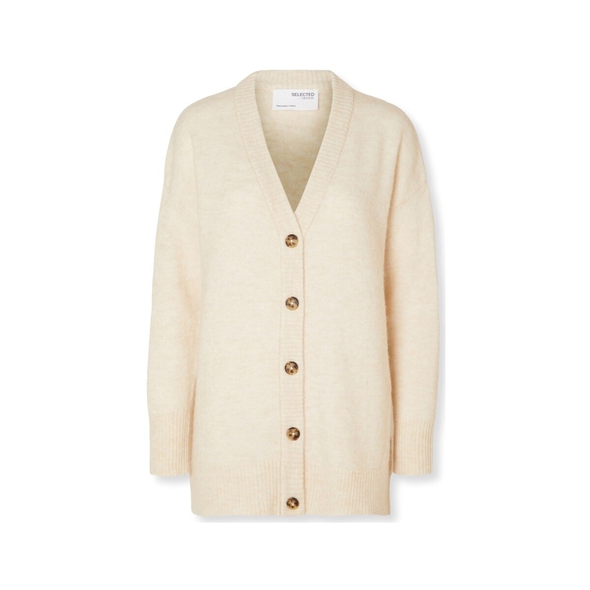 Παλτό Selected W Noos Maline Long L/S - Birch