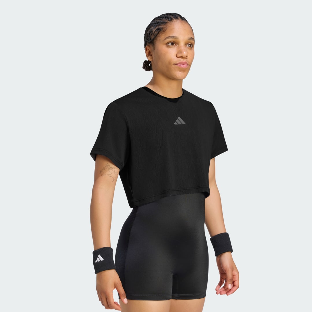 ΜΠΛΟΥΖΑ TENNIS CLIMACOOL LACE CROP PRO