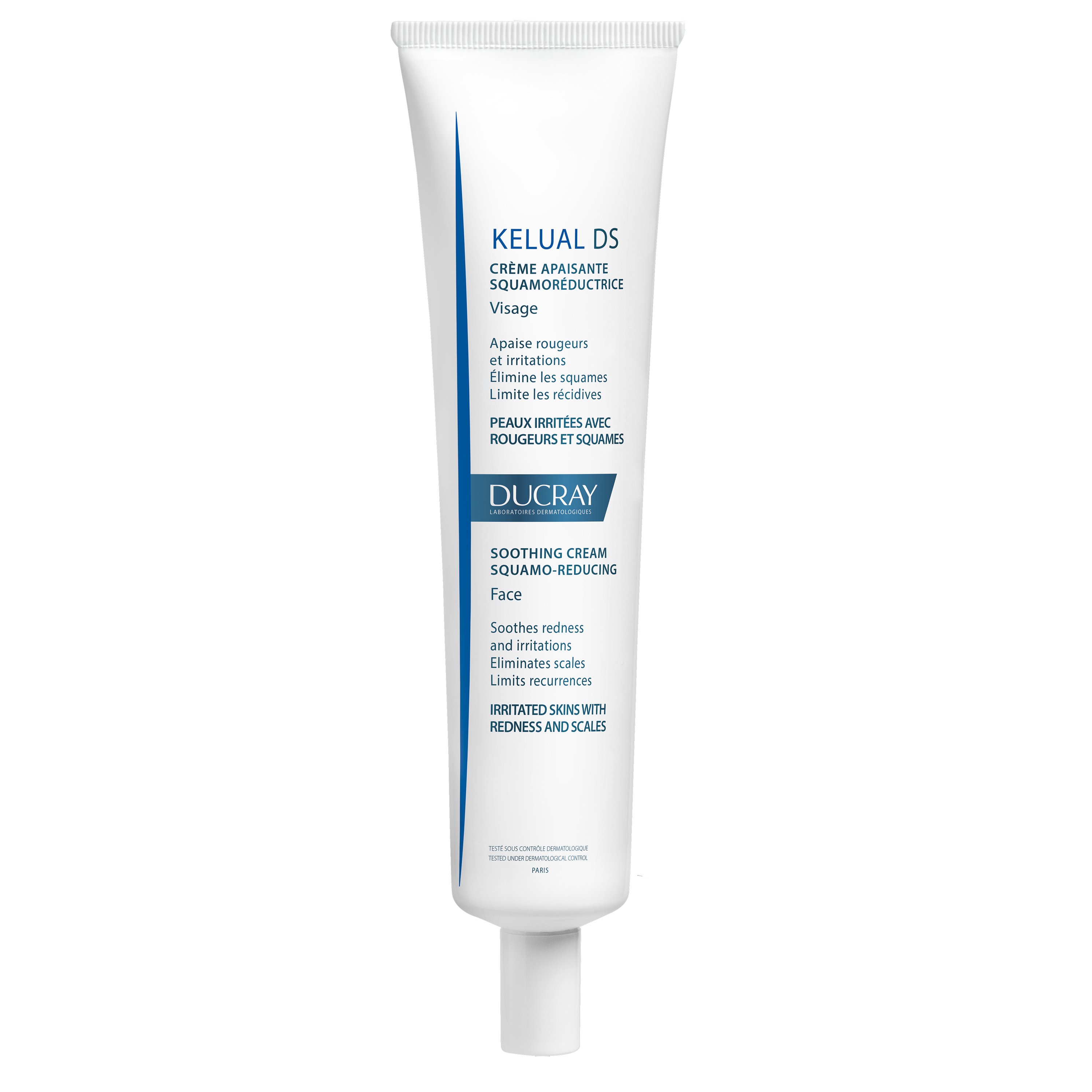 Ducray Kelual DS Soothing Cream Καταπραϋντική Κρέμα-Gel για το Ερεθισμένο Δέρμα με Ερυθρότητα & Λέπια 40ml