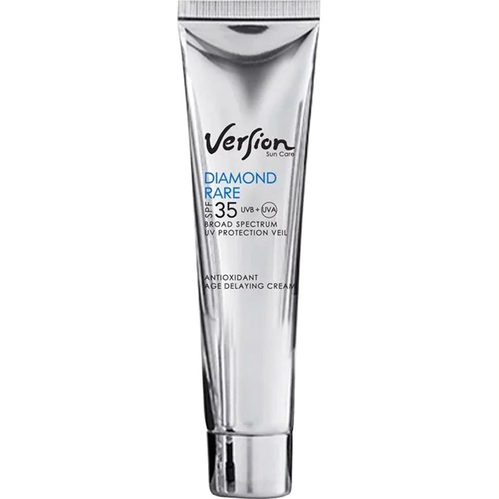 Version Suncare Diamond Rare Spf35 Age Delaying Day Cream Αντηλιακή Κρέμα Προσώπου Υψηλής Προστασίας με Πούδρα από Αληθινά Διαμάντια 60ml