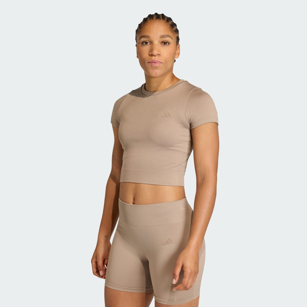 Κοντό μπλουζάκι Workout Essentials Knit Baby Tee
