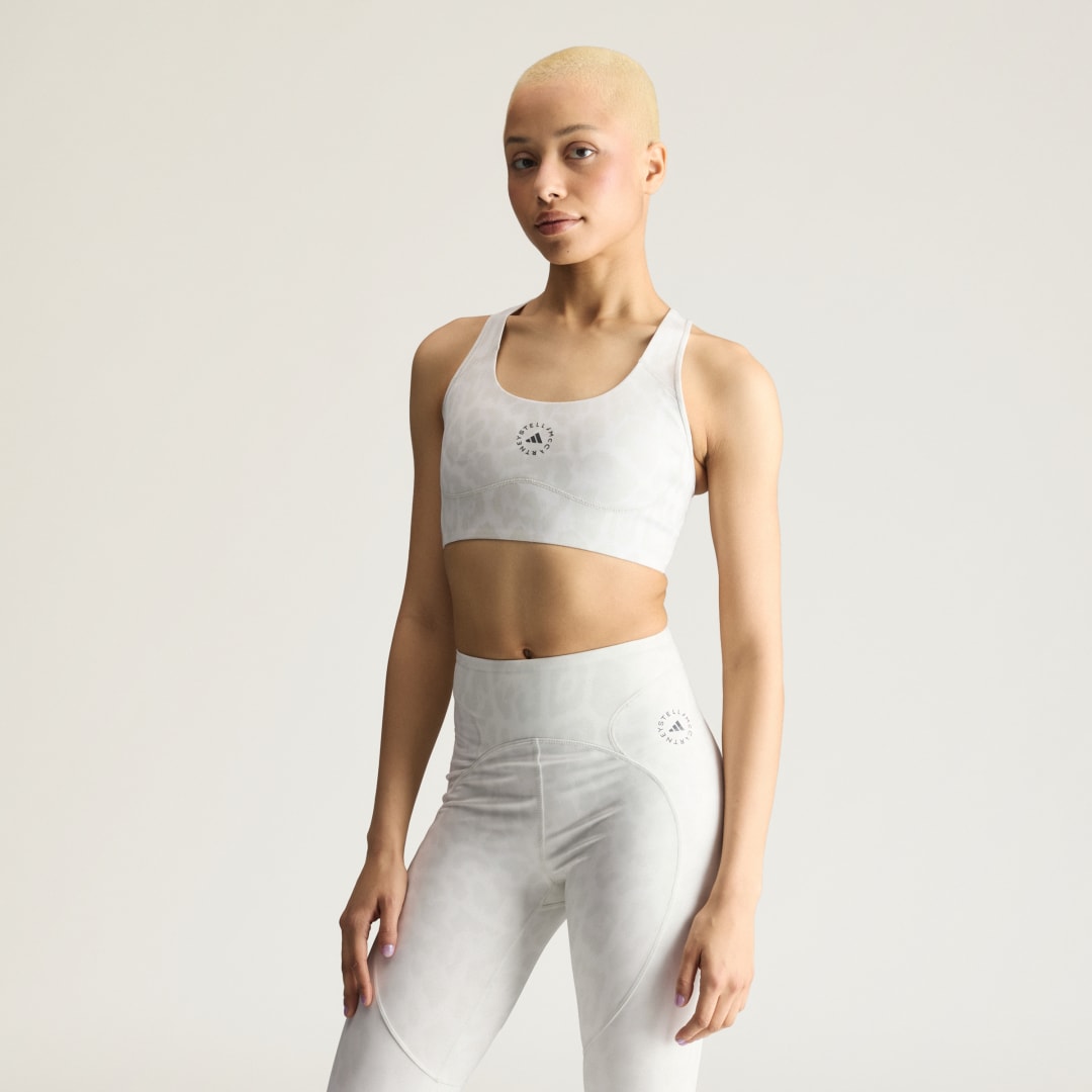 Αθλητικό bra μεσαίας υποστήριξης adidas by Stella McCartney PrimeLift Impact Training με τύπωμα