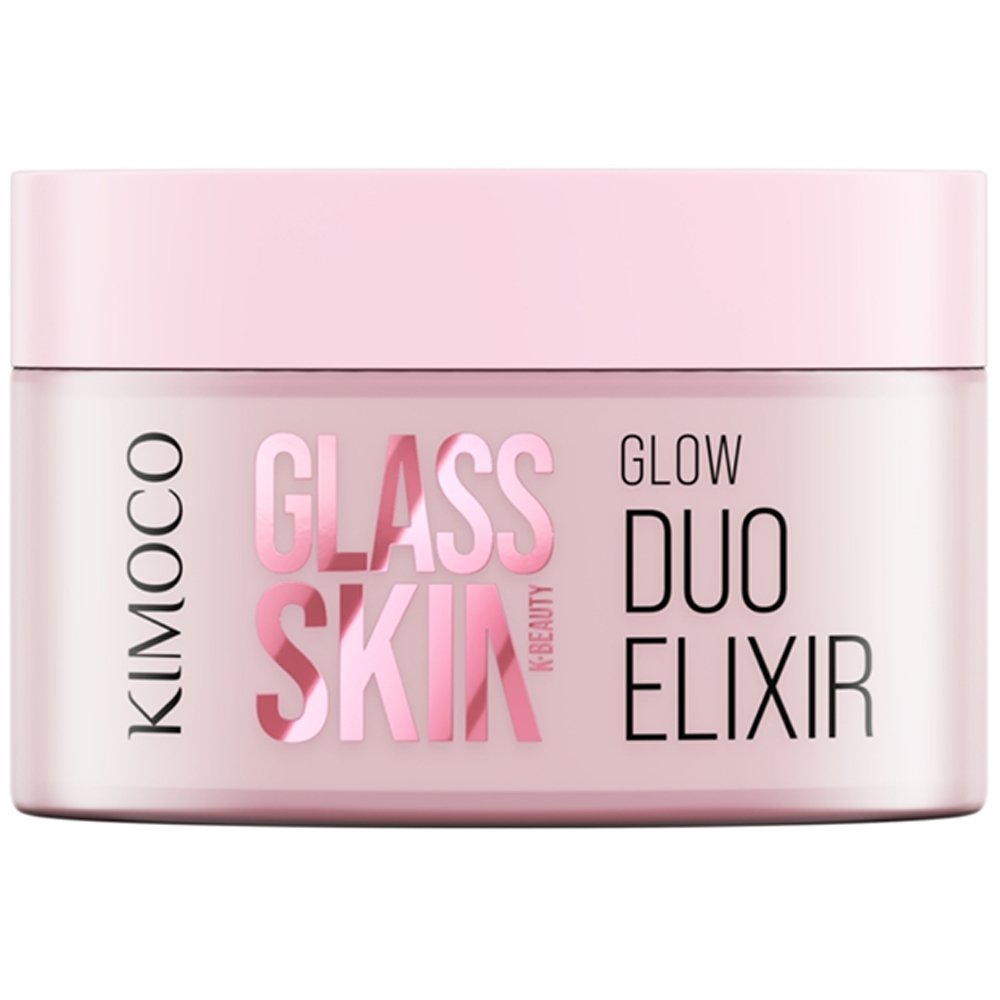 Kimoco Glass Skin Glow Duo Elixir Brightening & Moisturizing Face Cream-Serum Κρέμα & Ορός Προσώπου για Λάμψη & Ενυδάτωση με Νιασιναμίδη & Υαλουρονικό Οξύ 100g