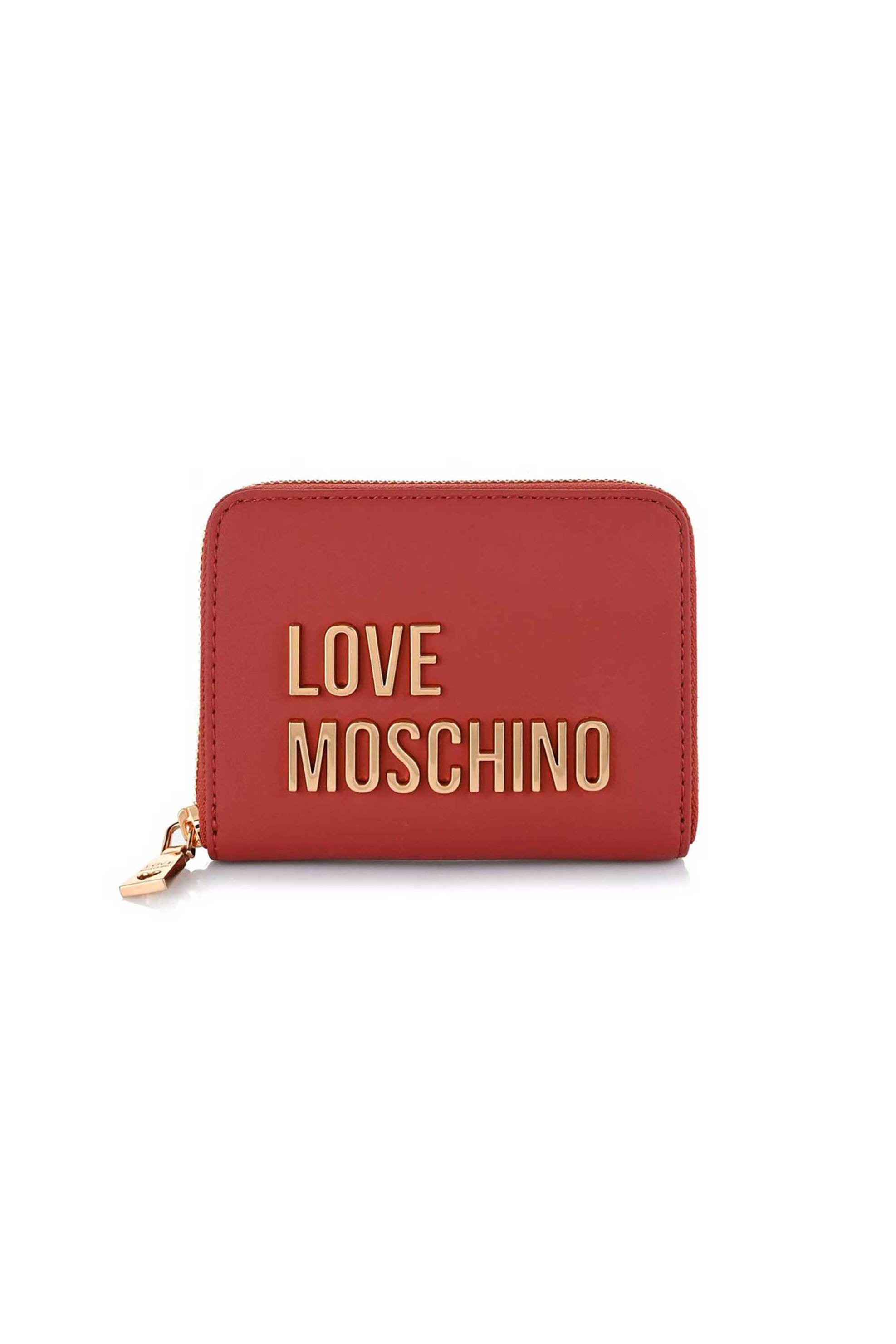 Love Moschino γυναικείο πορτοφόλι με μεταλλικό λογότυπο