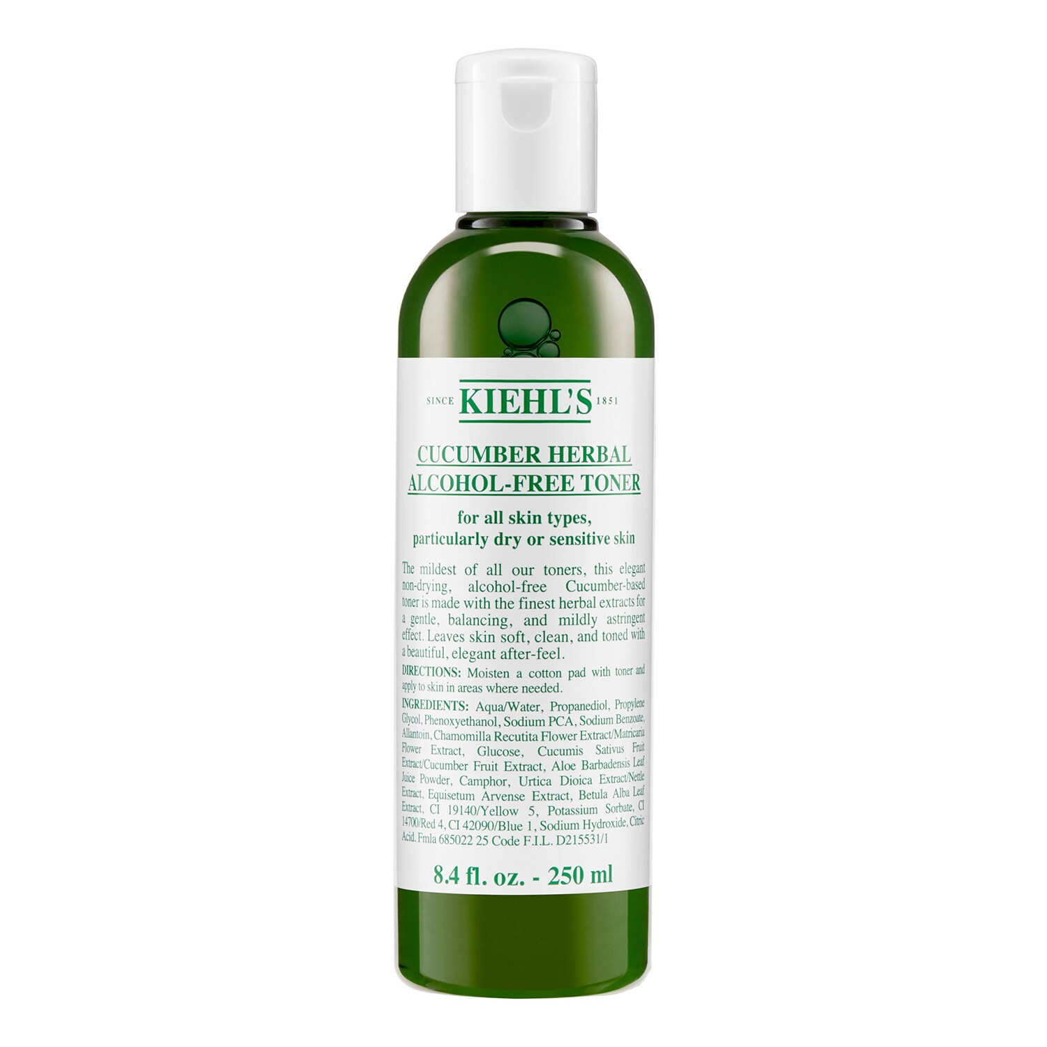 Kiehl's Since 1851 - Cucumber Herbal Alcohol-Free Toner - Τονωτική λοσιόν | 250 ml