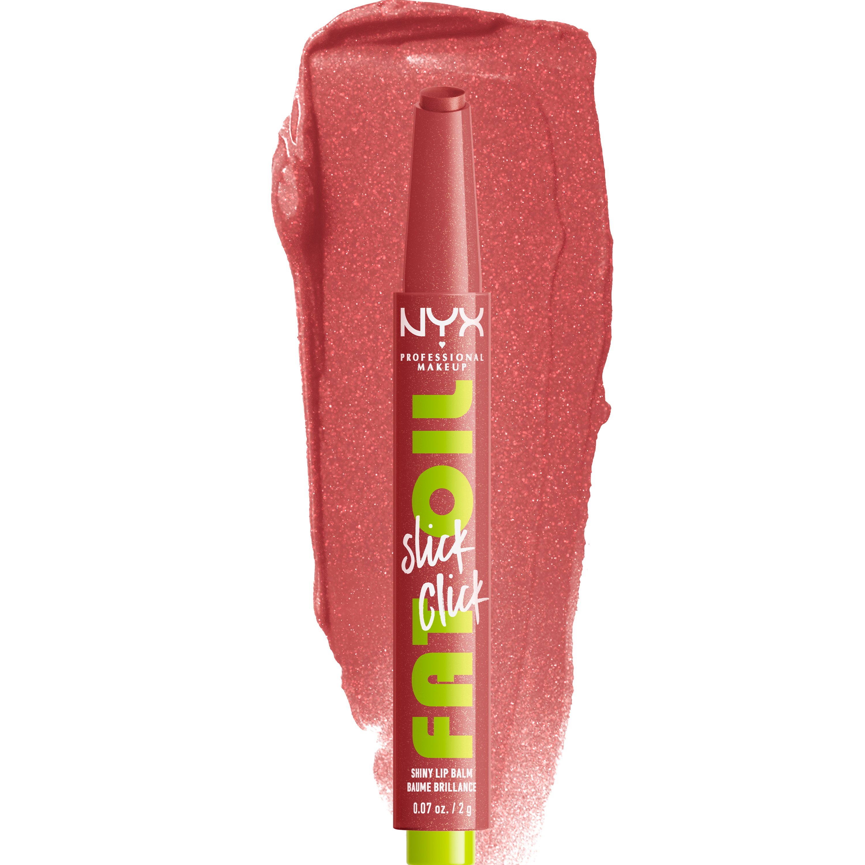 Nyx Professional Makeup Fat Oil Slick Click Shiny Sheer Lip Balm Ανάλαφρο Βάλσαμο Χειλιών με Χρώμα για Ενυδάτωση & Λαμπερό Φινίρισμα 1 Τεμάχιο