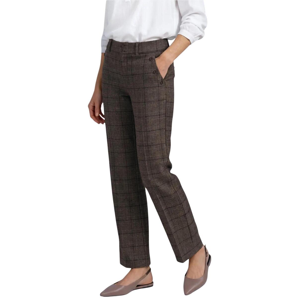 Παντελόνια Street One Amalia StraightLeg Check HW 381375