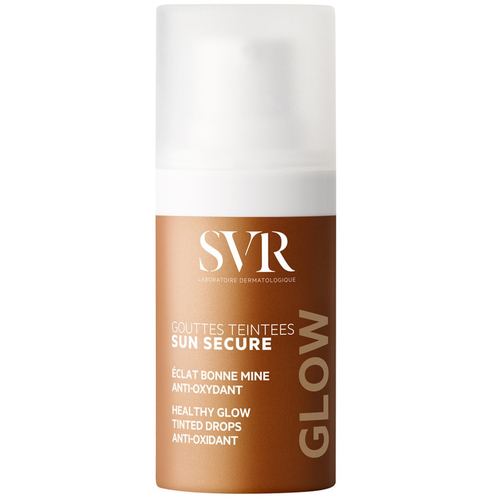 SVR Sun Secure Healthy Glow Tinted Antioxidant Drops Σταγόνες Φυσικής Λάμψης με Χρυσές & Μπρονζέ Πέρλες Ιδανικές για Ανάμειξη με την Ενυδατική & Αντηλιακή Κρέμα 15ml